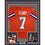 Framed Autographed/Signed John Elway 35x39 Denver Orange Retro Football Jersey JSA COA