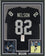 Framed Autographed/Signed Jordy Nelson 35x39 Oakland Black Football Jersey JSA COA
