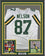 Framed Autographed/Signed Jordy Nelson 35x39 Green Bay White Football Jersey JSA COA