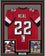 Framed Autographed/Signed Keanu Neal 35x39 Atlanta Red Football Jersey JSA COA