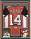 Framed Autographed/Signed Ken Anderson 35x39 Cincinnati Orange Football Jersey JSA COA
