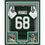 Framed Autographed/Signed Kevin Mawae 35x39 HOF 2019 New York Green Football Jersey Beckett BAS COA