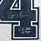 Framed Autographed/Signed Larry Brown 35x39 Super Bowl XXX MVP Dallas White Color Rush Football Jersey JSA COA