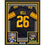 Framed Autographed/Signed Le'Veon LeVeon Bell 35x39 Pittsburgh Black Color Rush Jersey JSA COA