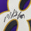Framed Autographed/Signed Mark Andrews 35x39 Baltimore Purple Football Jersey Beckett BAS COA