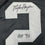 Framed Autographed/Signed Michael Mike Haynes 35x39 HOF 97 Oakland Black Football Jersey Beckett BAS COA