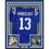 Framed Autographed/Signed Mike Vanderjagt 35x39 Indianapolis Blue Football Jersey JSA COA