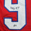 Framed Autographed/Signed Milton Williams 35x39 New England Red Football Jersey Beckett BAS COA