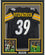Framed Autographed/Signed Minkah Fitzpatrick 35x39 Pittsburgh Black Football Jersey Beckett BAS COA