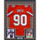 Framed Autographed/Signed Neil Smith 35x39 Denver Retro Orange Football Jersey JSA COA
