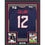Framed Autographed/Signed Nico Collins 35x39 Houston Blue Current Football Jersey JSA COA