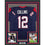 Framed Autographed/Signed Nico Collins 35x39 Houston Blue Rookie Football Jersey JSA COA