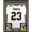 Framed Autographed/Signed Pierre Thomas 35x39 New Orleans White Football Jersey JSA COA
