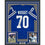 Framed Autographed/Signed Rayfield Wright 35x39 HOF 06 Dallas Blue Football Jersey JSA COA
