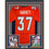 Framed Autographed/Signed R.J RJ Harvey 35x39 Denver Orange Football Jersey JSA COA