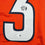 Framed Autographed/Signed R.J RJ Harvey 35x39 Denver Orange Football Jersey JSA COA