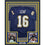 Framed Autographed/Signed Ryan Leaf 35x39 San Diego Dark Blue Football Jersey Beckett BAS COA