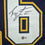 Framed Autographed/Signed Ryan Leaf 35x39 San Diego Dark Blue Football Jersey Beckett BAS COA