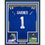 Framed Autographed/Signed Ahmad Sauce Gardner 35x39 Indianapolis Blue Football Jersey Beckett BAS COA