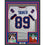 Framed Autographed/Signed Steve Tasker 35x39 Buffalo White Football Jersey JSA COA