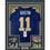 Framed Autographed/Signed Tavon Austin 35x39 St. Louis Blue Football Jersey JSA COA