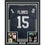 Framed Autographed/Signed Tom Flores 35x39 Las Vegas Oakland Black Football Jersey Beckett BAS COA