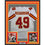 Framed Autographed/Signed Tony Richardson 35x39 Kansas City White Football Jersey JSA COA