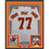 Framed Autographed/Signed Willie Roaf 35x39 HOF 2012 Kansas City White Football Jersey Beckett BAS COA