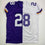 Autographed/Signed Adrian Peterson Minnesota Split Football Jersey JSA COA