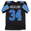Autographed/Signed Alex Anzalone Detroit Black Football Jersey Beckett BAS COA