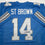 Autographed/Signed Amon-Ra St. Brown Detroit Current Blue Football Jersey Beckett BAS COA
