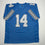 Autographed/Signed Amon-Ra St. Brown Detroit Current Blue Football Jersey Beckett BAS COA
