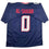 Autographed/Signed Azeez Al Shaair Houston Blue Football Jersey Beckett BAS COA