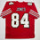 Autographed/Signed Brent Jones San Francisco Red Alternate Football Jersey Beckett BAS COA