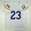 Autographed/Signed Cam Akers Los Angeles LA White Football Jersey JSA COA