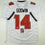 Autographed/Signed Chris Godwin #14 Tampa Bay White Football Jersey JSA COA