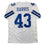 Autographed/Signed Cliff Harris Dallas White Football Jersey Beckett BAS COA