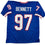 Autographed/Signed Cornelius Bennett Buffalo Blue Football Jersey JSA COA