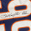 Autographed/Signed Dan Hampton HOF 2002 Chicago Blue Stat Football Jersey JSA COA