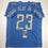 Autographed/Signed Darius Slay Jr. Big Play Detroit Blue Football Jersey JSA COA