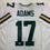 Autographed/Signed Davante Adams Green Bay White Football Jersey Beckett BAS COA