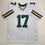 Autographed/Signed Davante Adams Green Bay White Football Jersey Beckett BAS COA