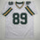 Autographed/Signed Dave Robinson HOF 13 Green Bay White Football Jersey JSA COA