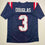 Autographed/Signed DeMario Douglas New England Blue Football Jersey Beckett BAS COA