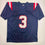 Autographed/Signed DeMario Douglas New England Blue Football Jersey Beckett BAS COA