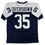 Autographed/Signed DeMarvion Overshown Dallas Thanksgiving Day Football Jersey JSA COA