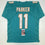 Autographed/Signed Devante Parker Miami Teal Football Jersey JSA COA
