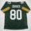 Autographed/Signed Donald Driver Green Bay Green Football Jersey JSA COA