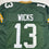 Autographed/Signed Dontayvion Wicks Green Bay Green Football Jersey JSA COA