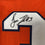 Autographed/Signed Drew Lock Denver Retro Orange Football Jersey JSA COA